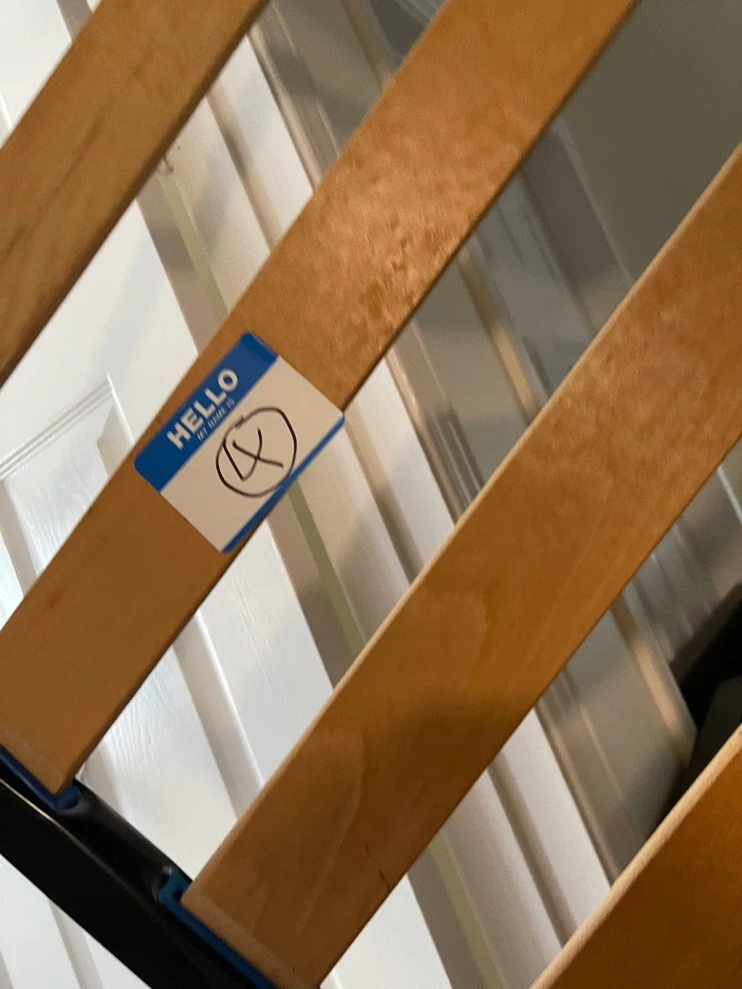 TWIN BED WITH MATTRESS  … $180 with delivery  NEED GONE ASAP image indicator(4)