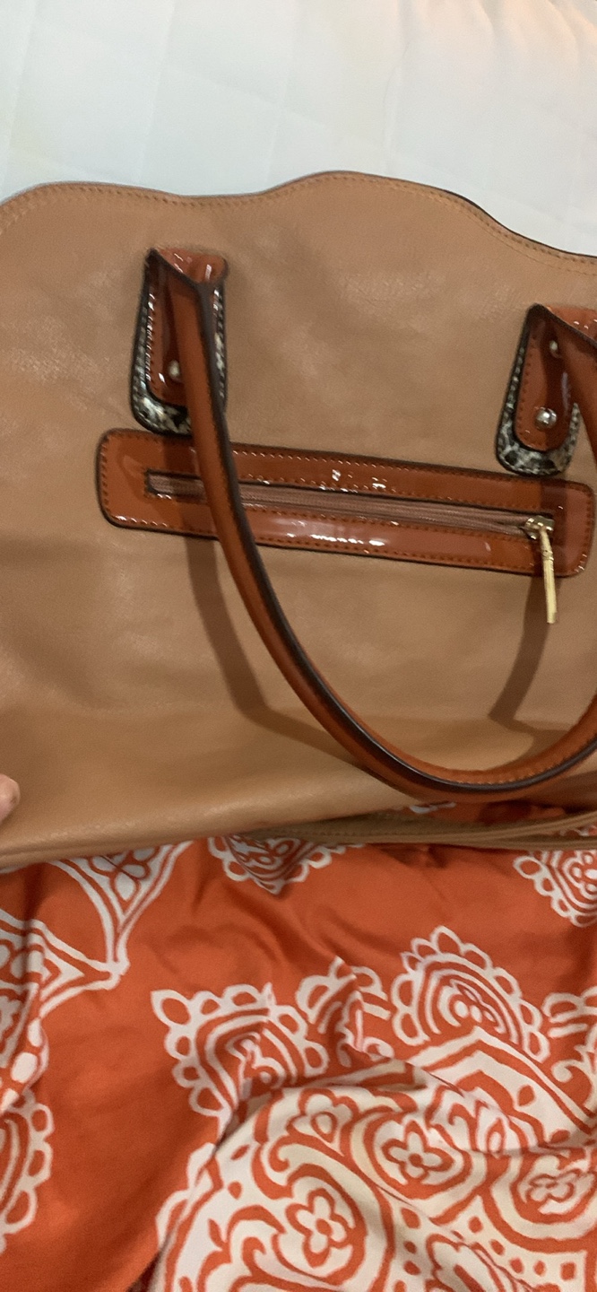 Studded Tan Tote Bag - photo 3