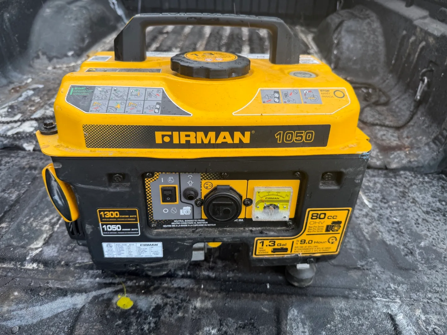 Firman 1050 Running Watts Generator