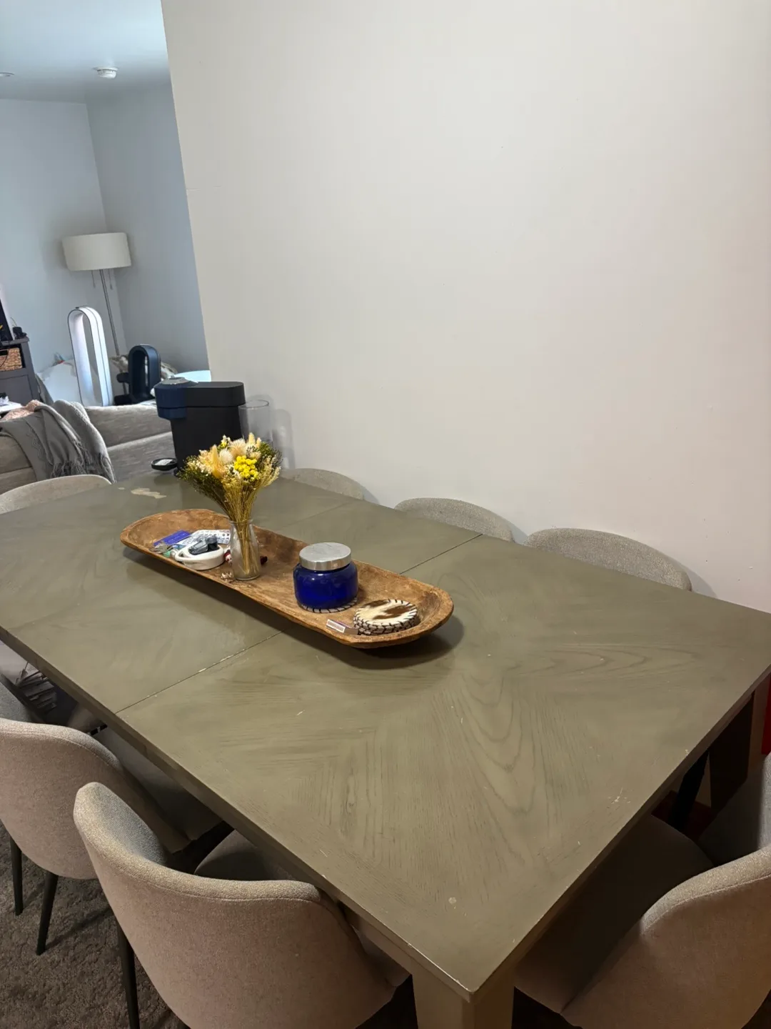 Dining Table with 8 Chairs - Gray image indicator(2)