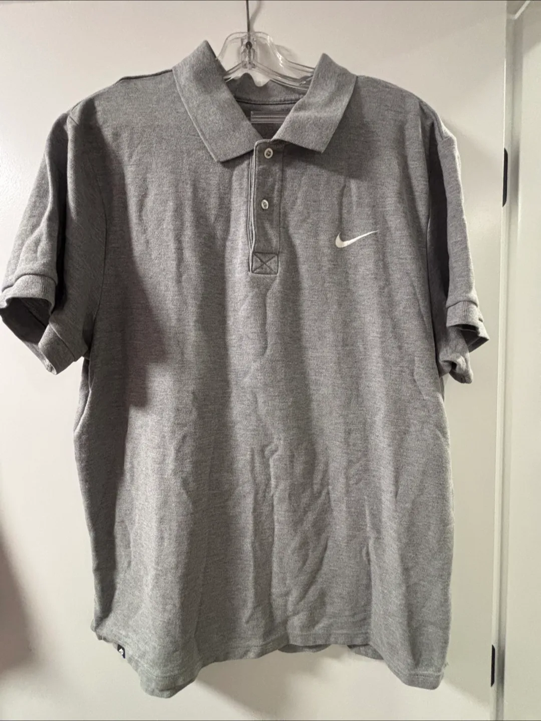 Nike Grey Polo Shirt - XL thumbnail