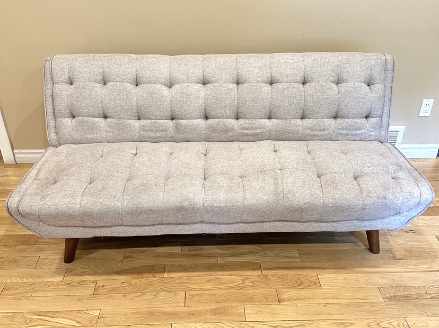 Modern Grey Futon Sofa Bed (CAN DELIVER) - photo 5