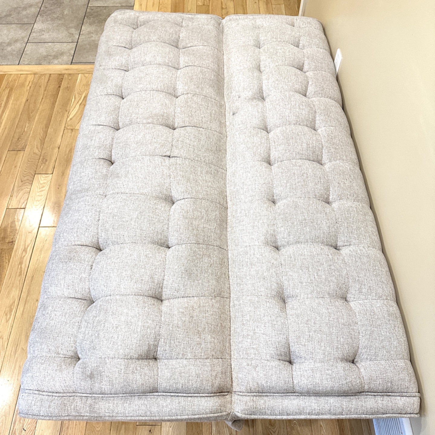 Modern Grey Futon Sofa Bed (CAN DELIVER) - photo 2