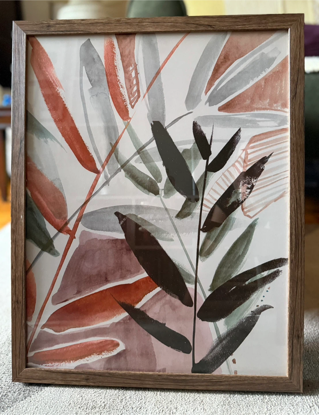 Glass Framed Botanical Print