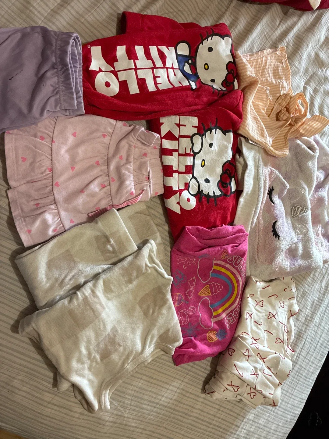 girl Clothes size 6 / 8 (pajamas) thumbnail