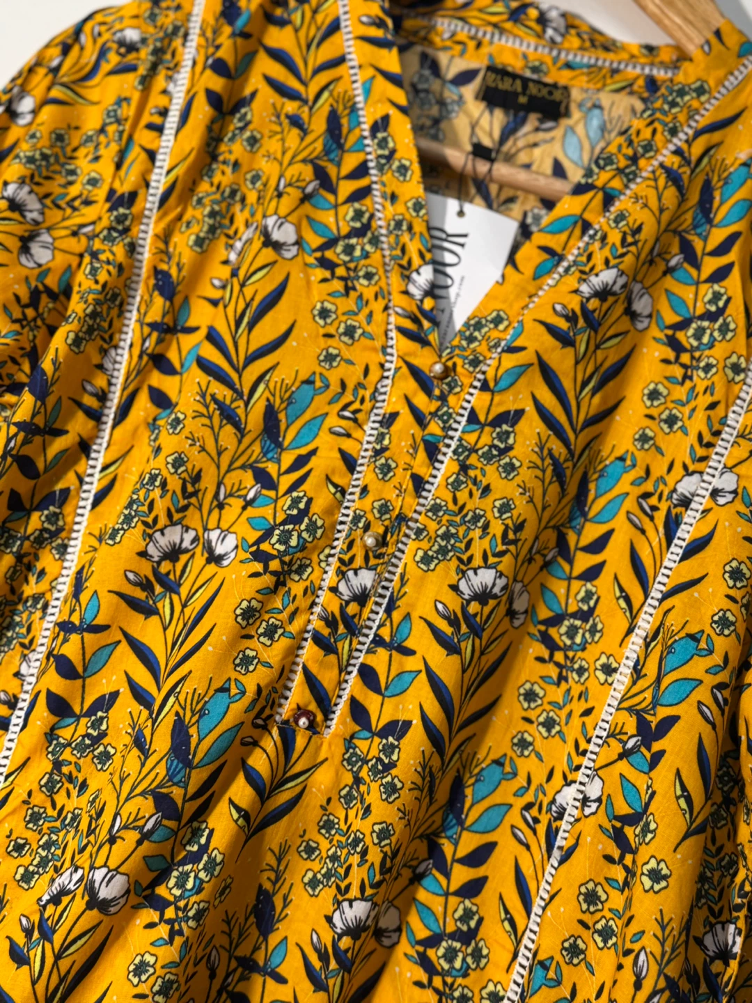 Zara Noor Yellow Floral Print Suit - photo 3