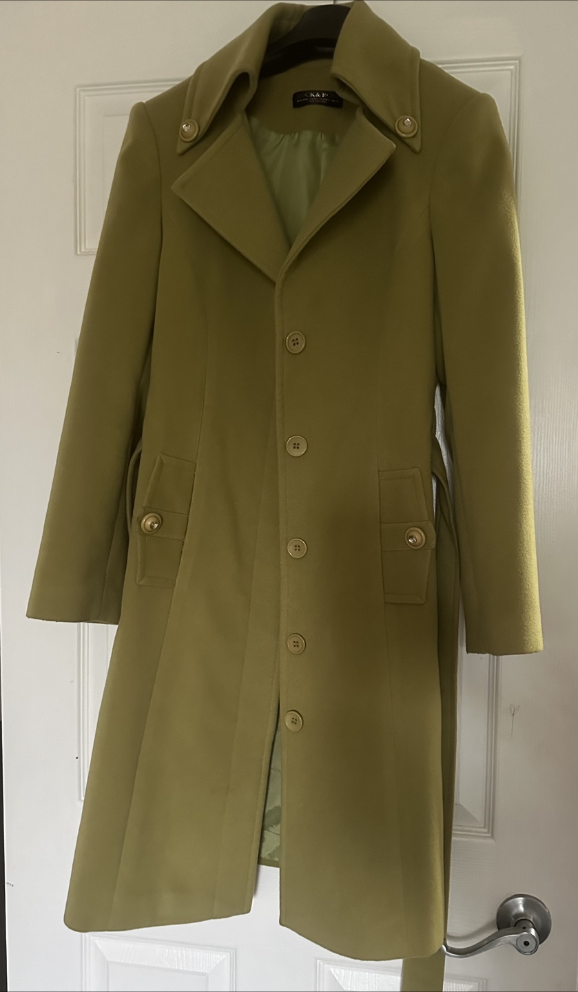 R&P Olive Green Wool Coat