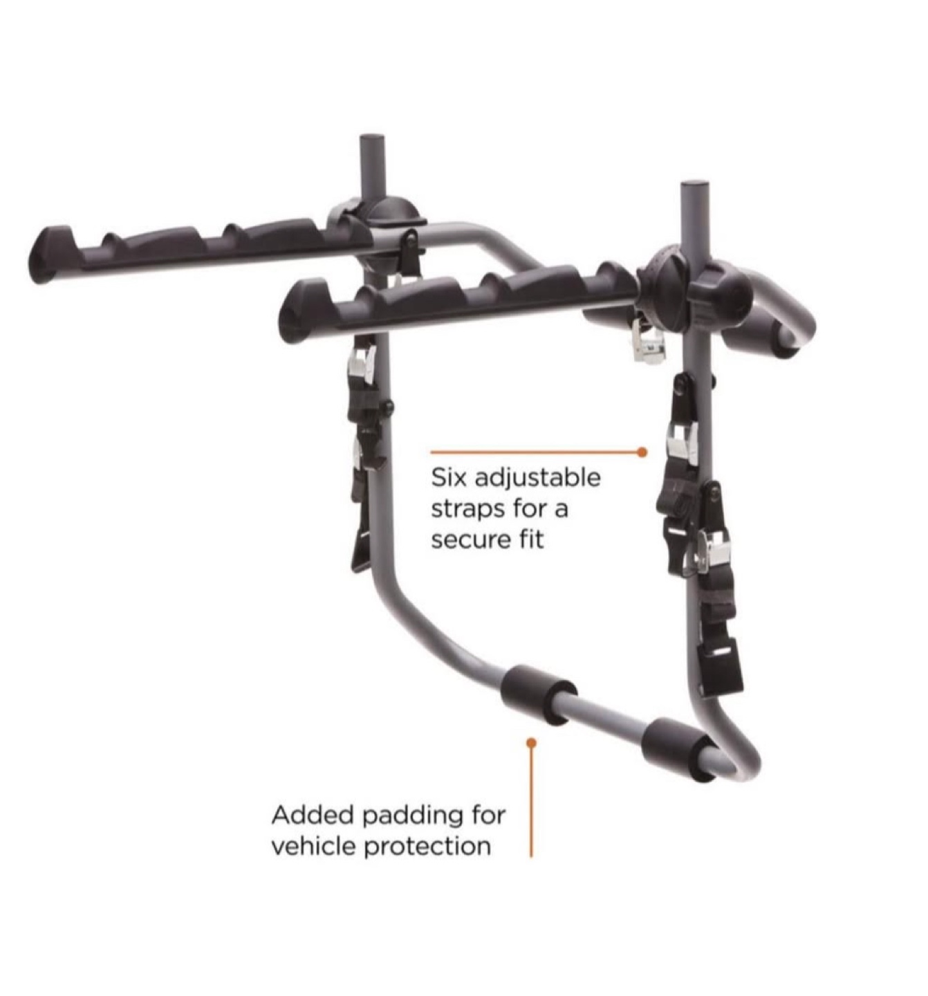 SportRack SR3162 Back-Up 3-Bike Trunk Mount Bike Rack - photo 2