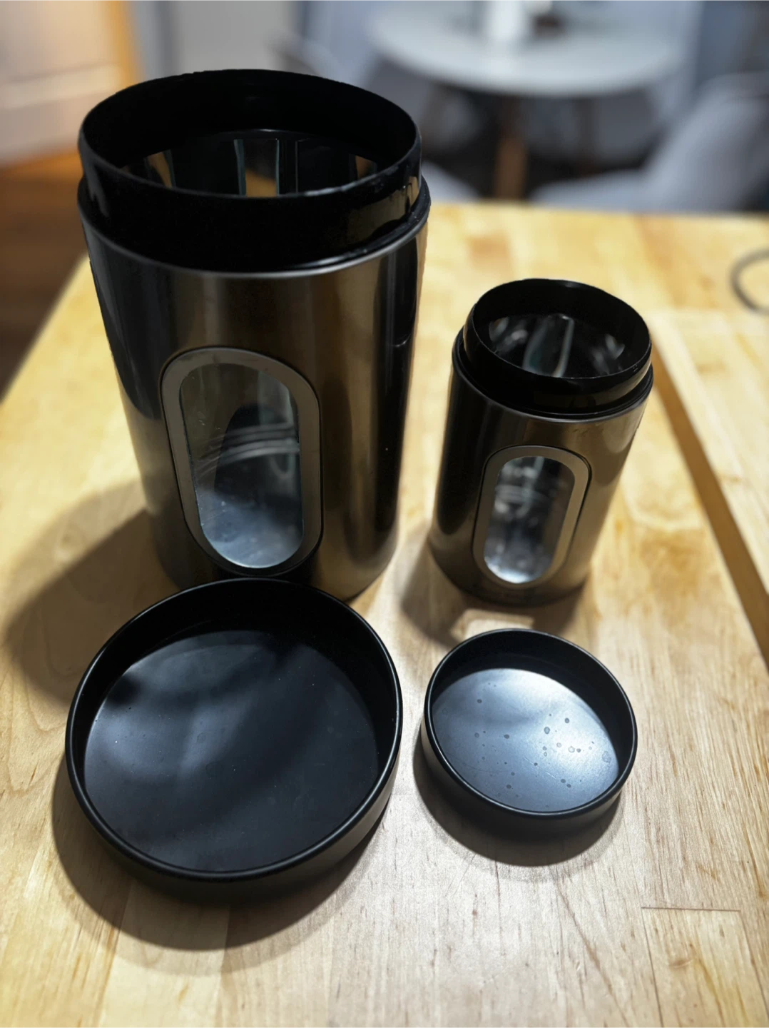 Mind Reader 2-Piece Silver Canister Set - photo 4