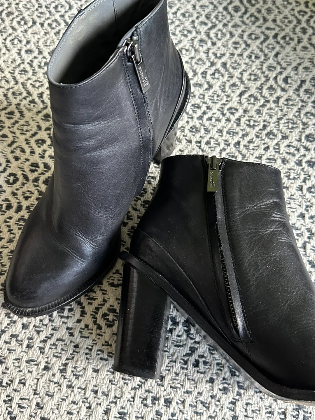 Jil Sander Nixo Black Leather Ankle Boots Size 6.5-7 (*narrow) image indicator(6)
