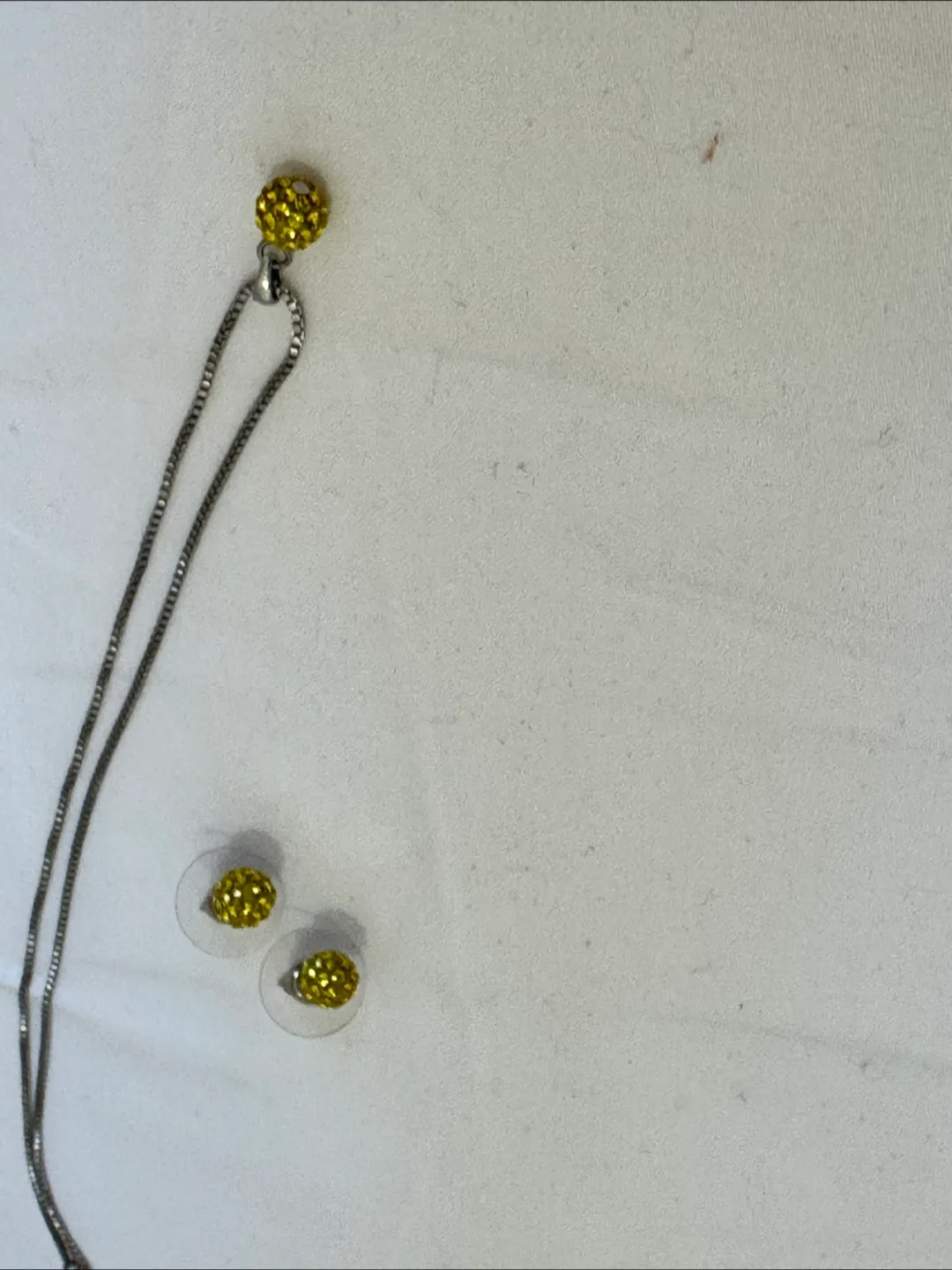 Necklace and Earring Set Yellow image indicator(4)