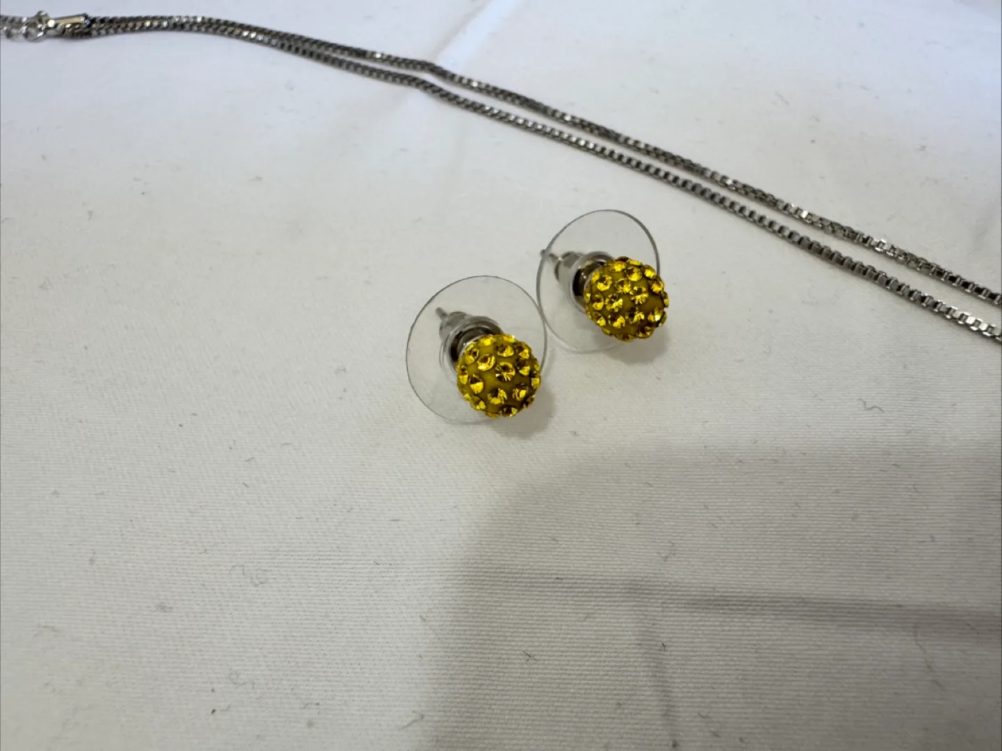 Necklace and Earring Set Yellow image indicator(2)