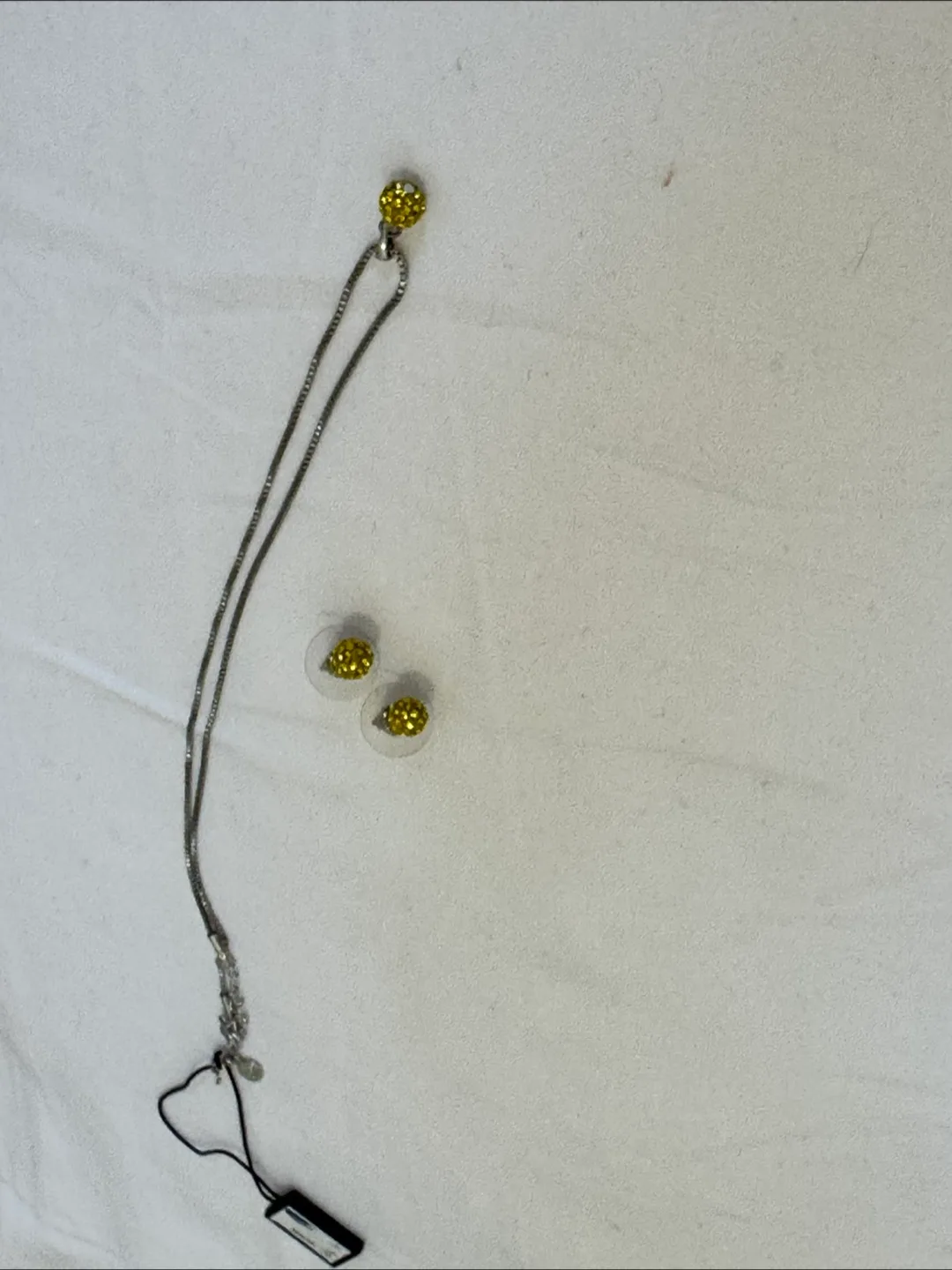 Necklace and Earring Set Yellow image indicator(6)