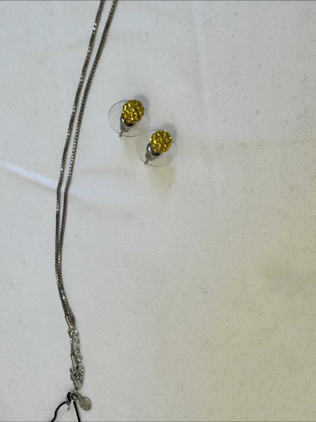 Necklace and Earring Set Yellow image indicator(5)