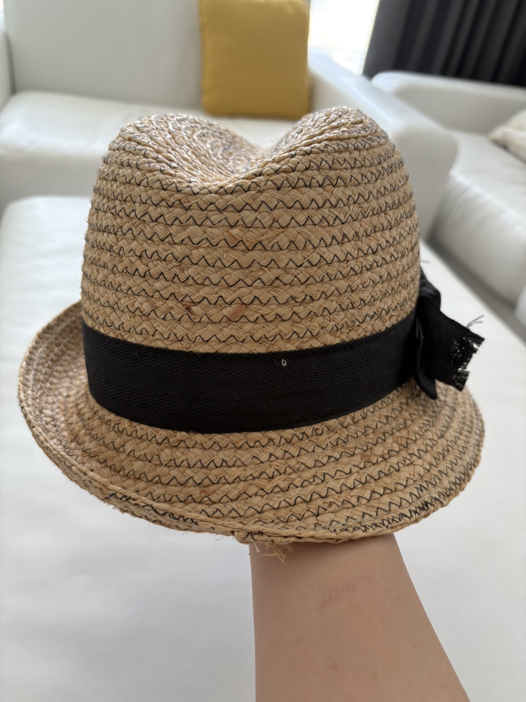 Gap Straw Fedora Hat - Size M/L