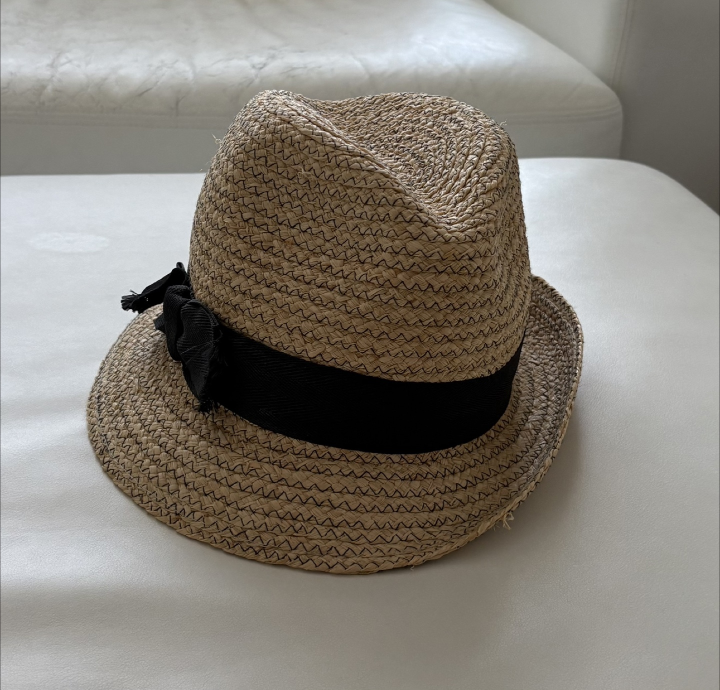 Gap Straw Fedora Hat - Size M/L - photo 3