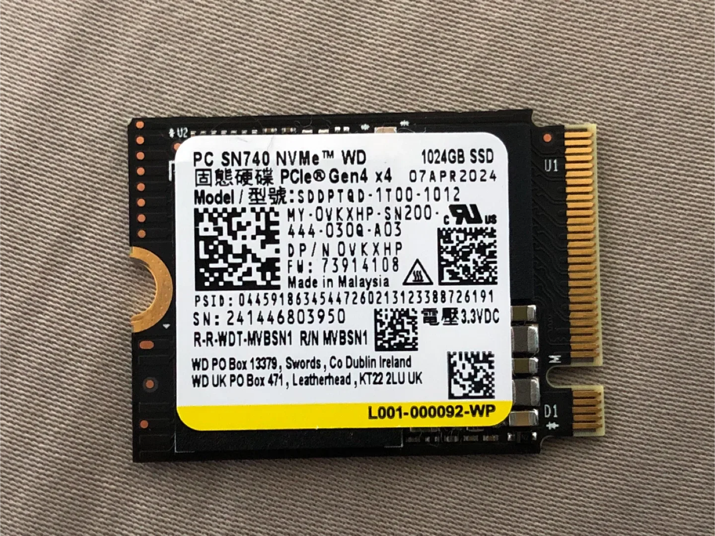 1TB NVMe PCIe Gen4 thumbnail