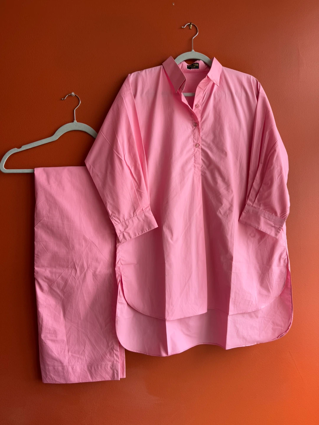 Pink Noor Kurta Pajama Set