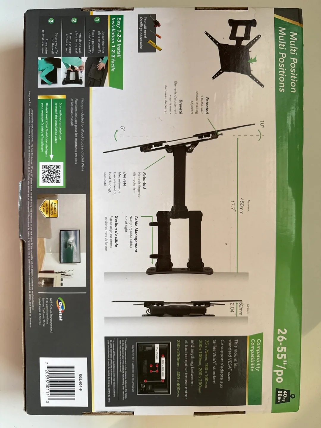 New Orbital TV Wall Mount 26-55" image indicator(4)