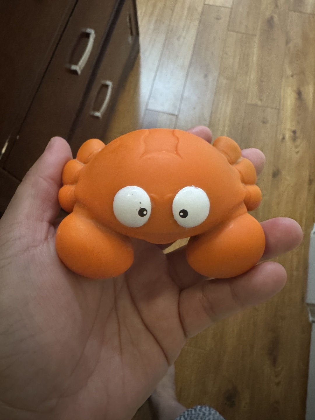 Orange Crab bath toy