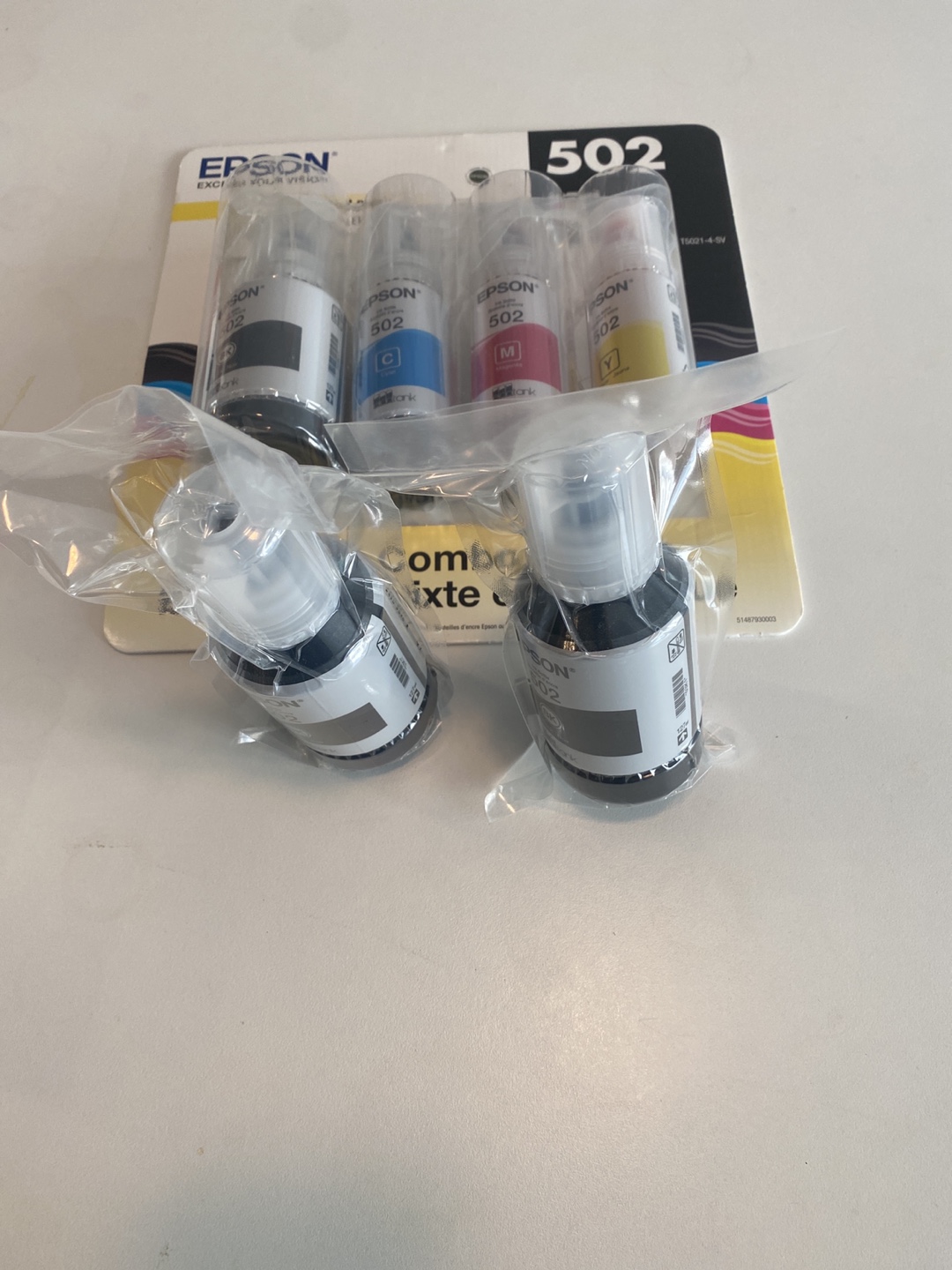 Epson 502 Ink Bottle Set - New