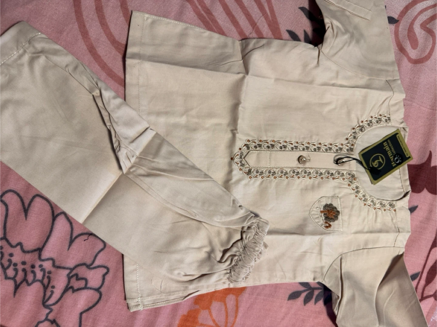 Newborn kurta shalwar size 0 to 3 months - photo 3