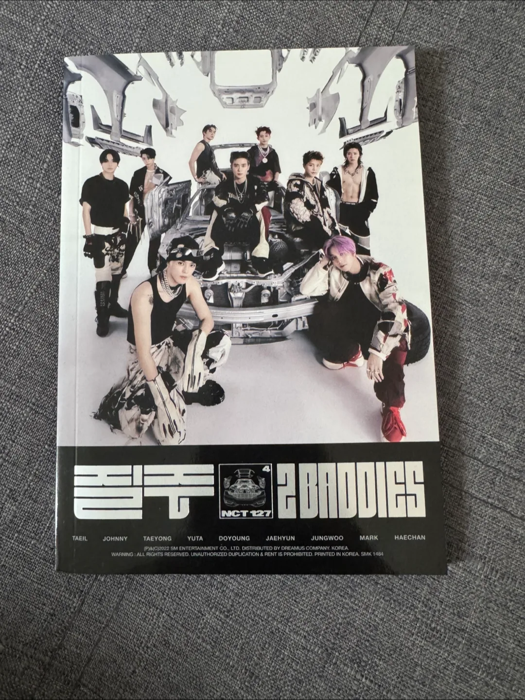 NCT 127 2 baddies album thumbnail
