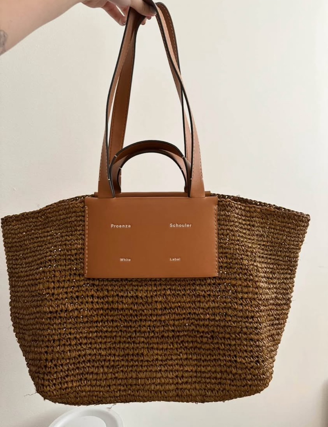 Proenza Schouler White Label Woven Tote Bag