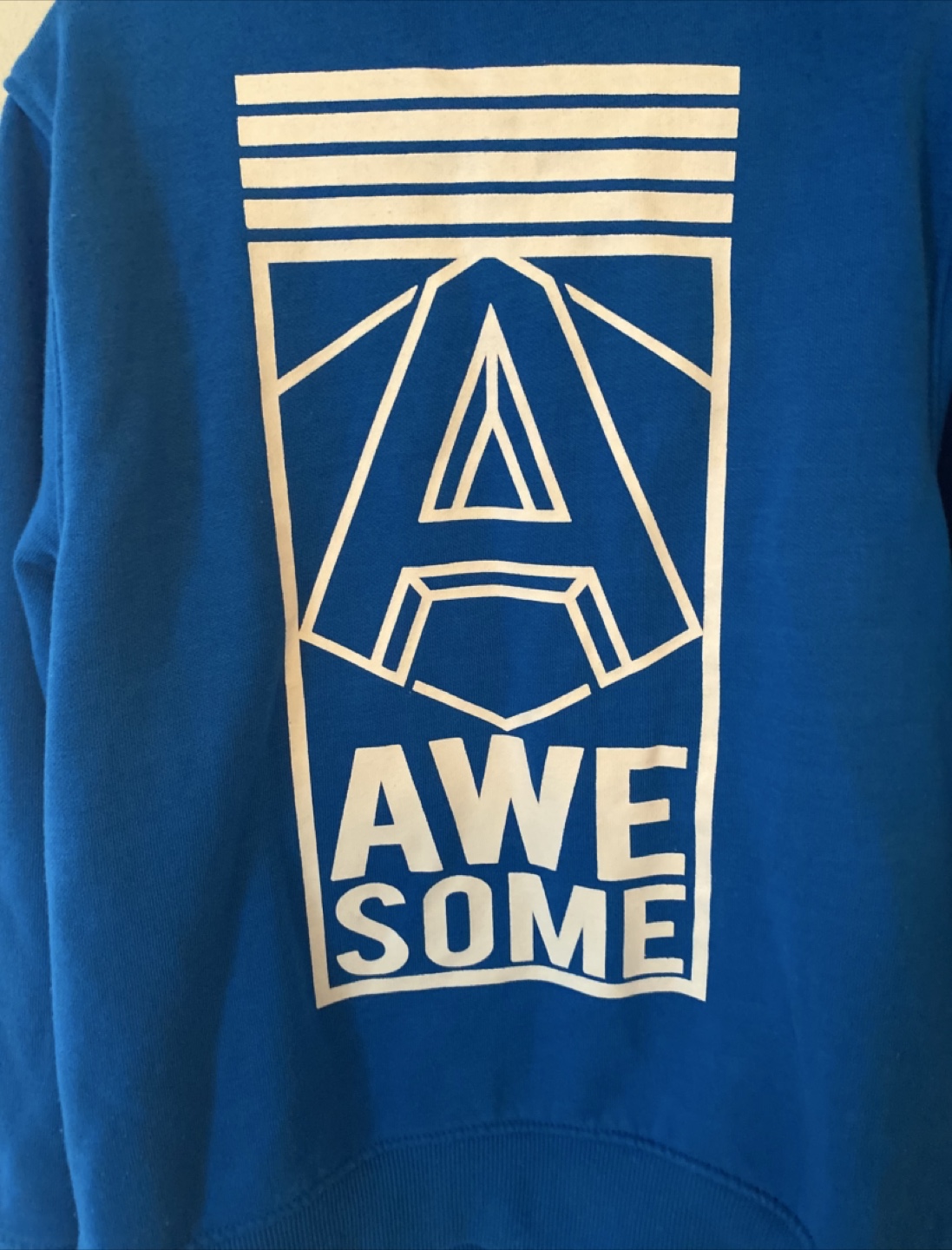 Boys Zip-Up Hoodie (Awesome) - (Small 6) - photo 3
