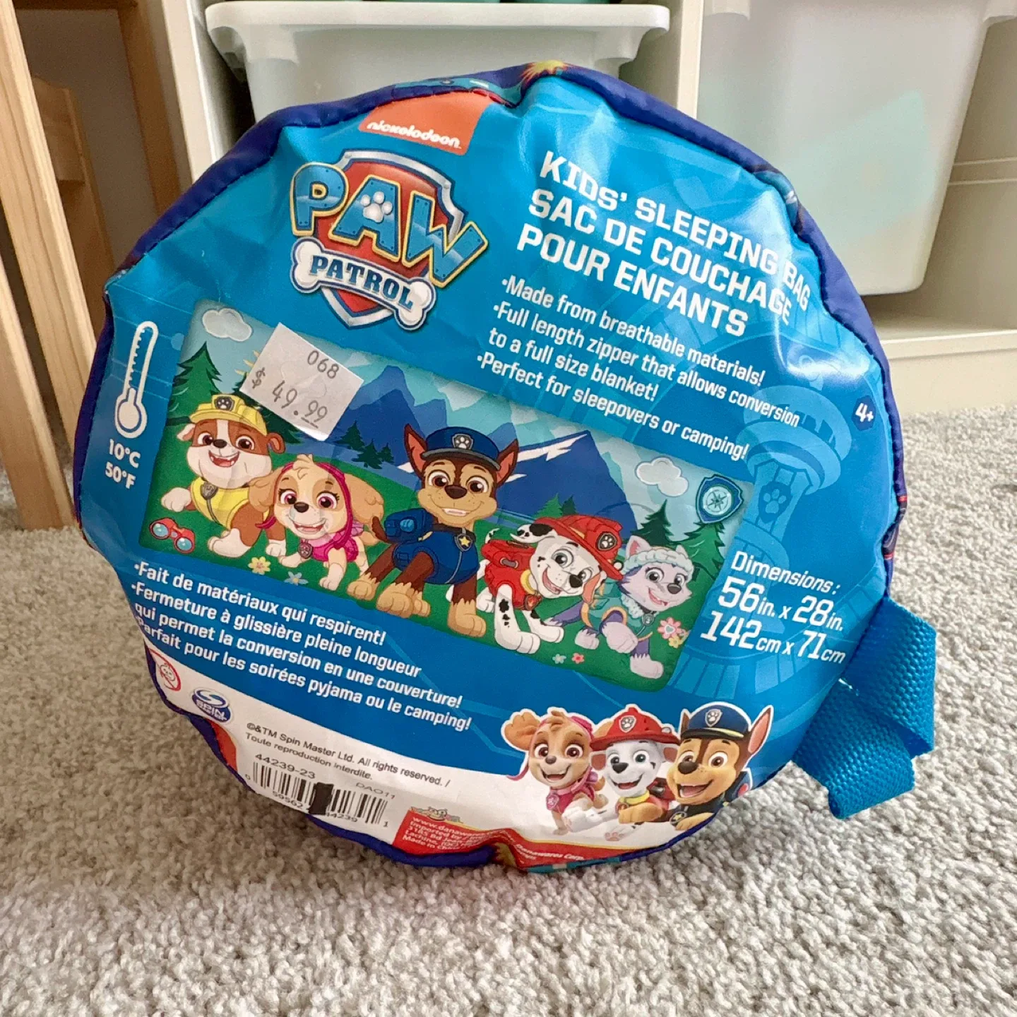 Brand New Paw Patrol Kids' Sleeping Bag image indicator(2)