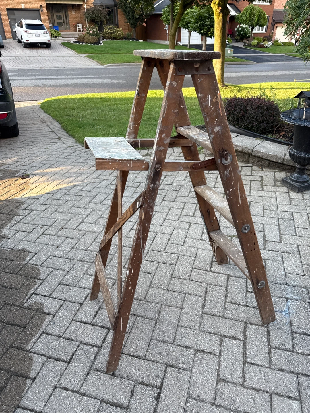 Vintage Wooden Step Ladder