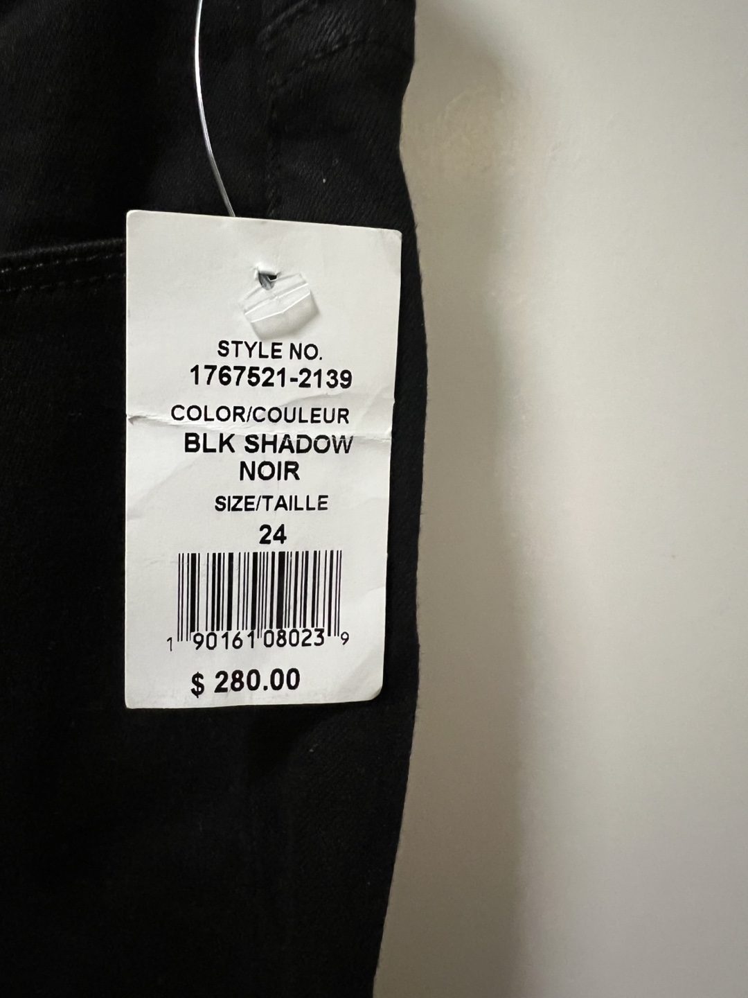 Paige Transcend Black Jeans - Size 24 - photo 3