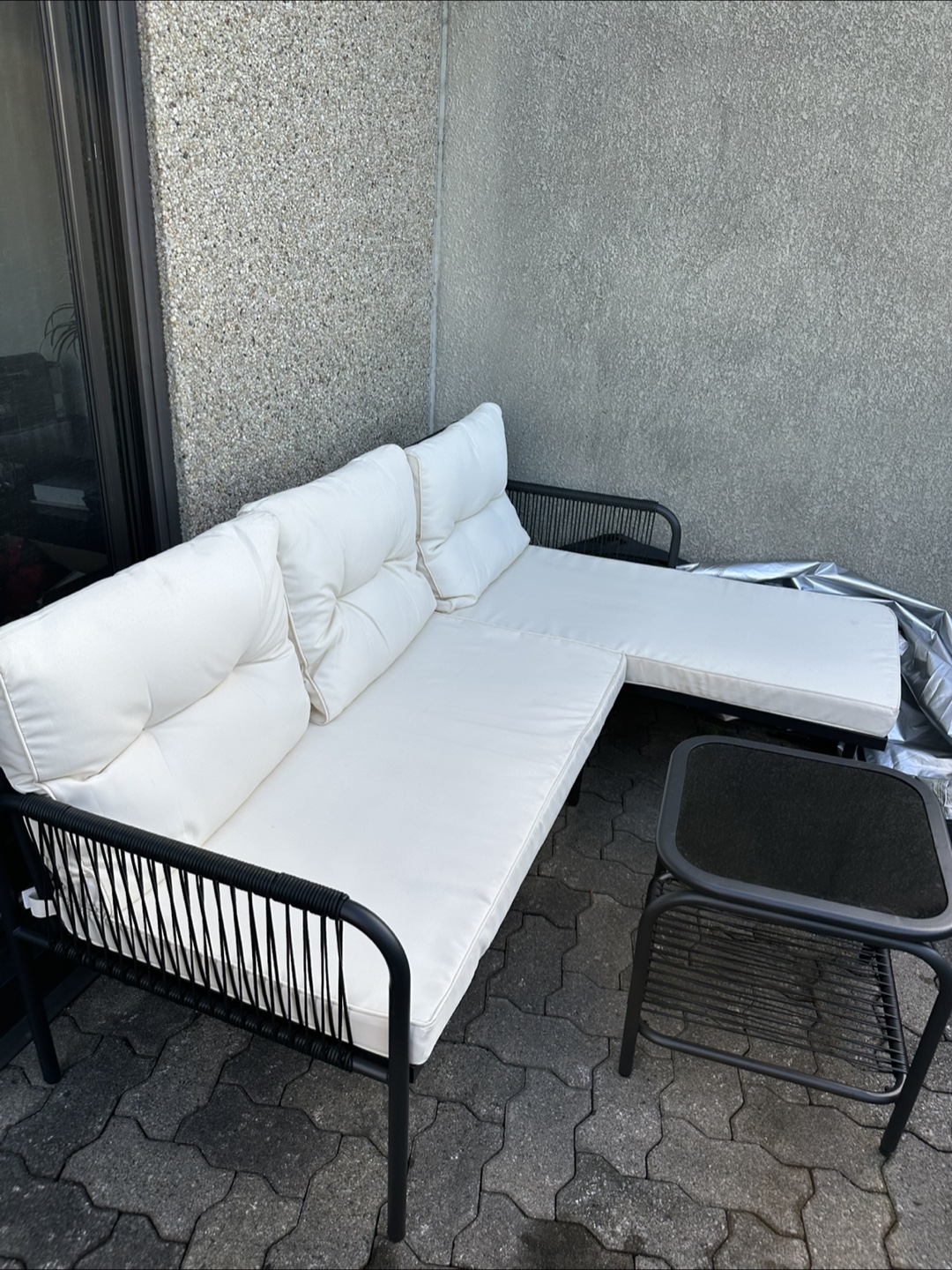 Outdoor patio set - sectional - cover included - photo 2