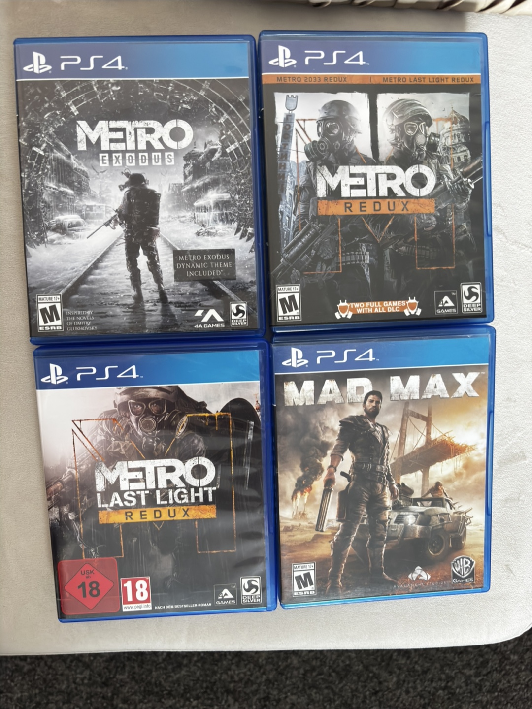 8 games PS4 SONY PlayStation