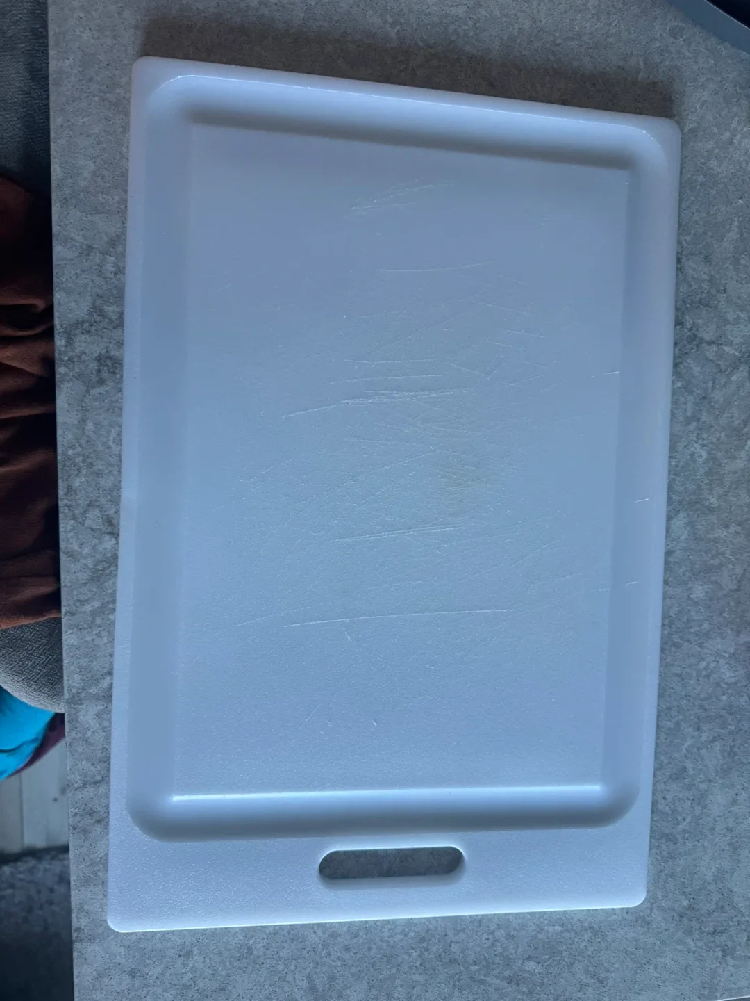 White  plastic Cutting Board thumbnail