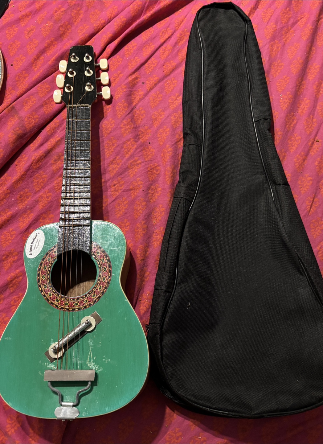 Children's 5-strings Guitar with Case (2 feet)