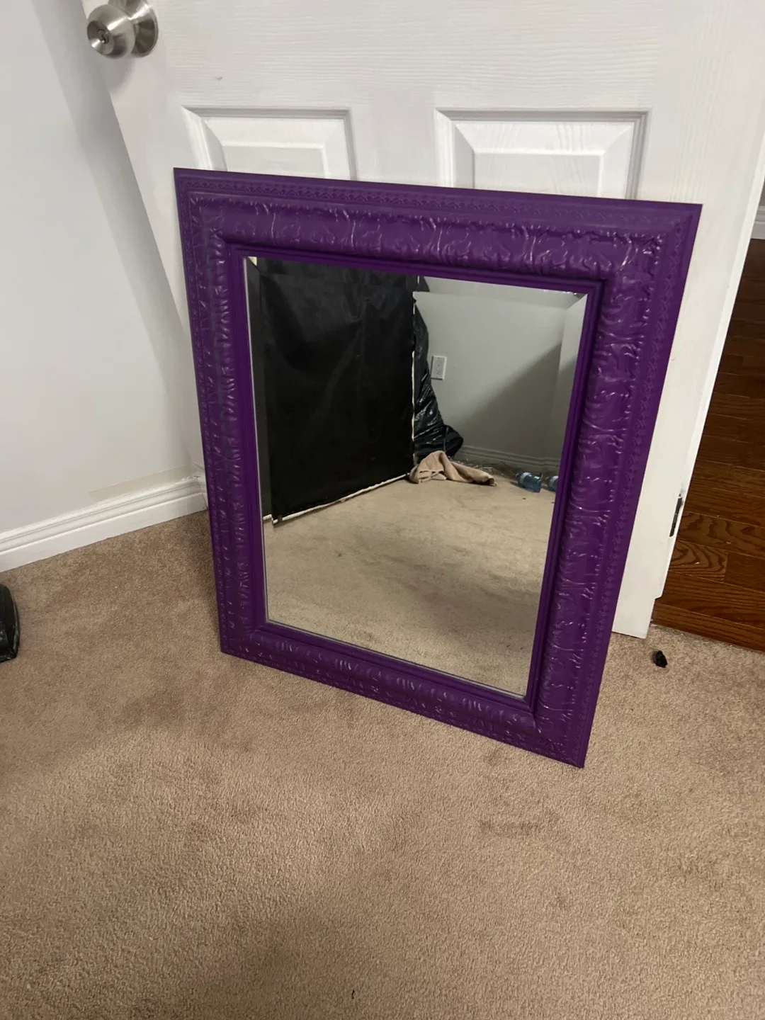 Purple Framed Mirror thumbnail