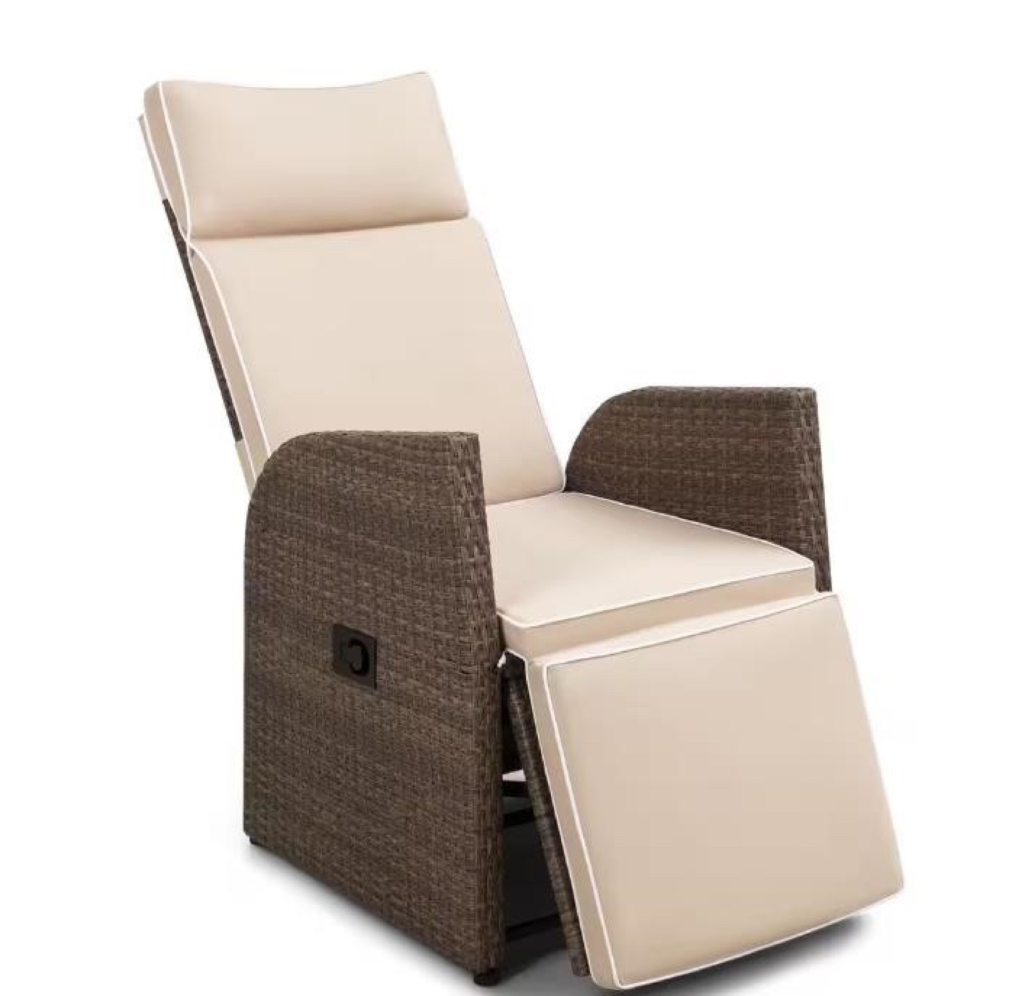 Outdoor Wicker Recliner Chair - photo 2