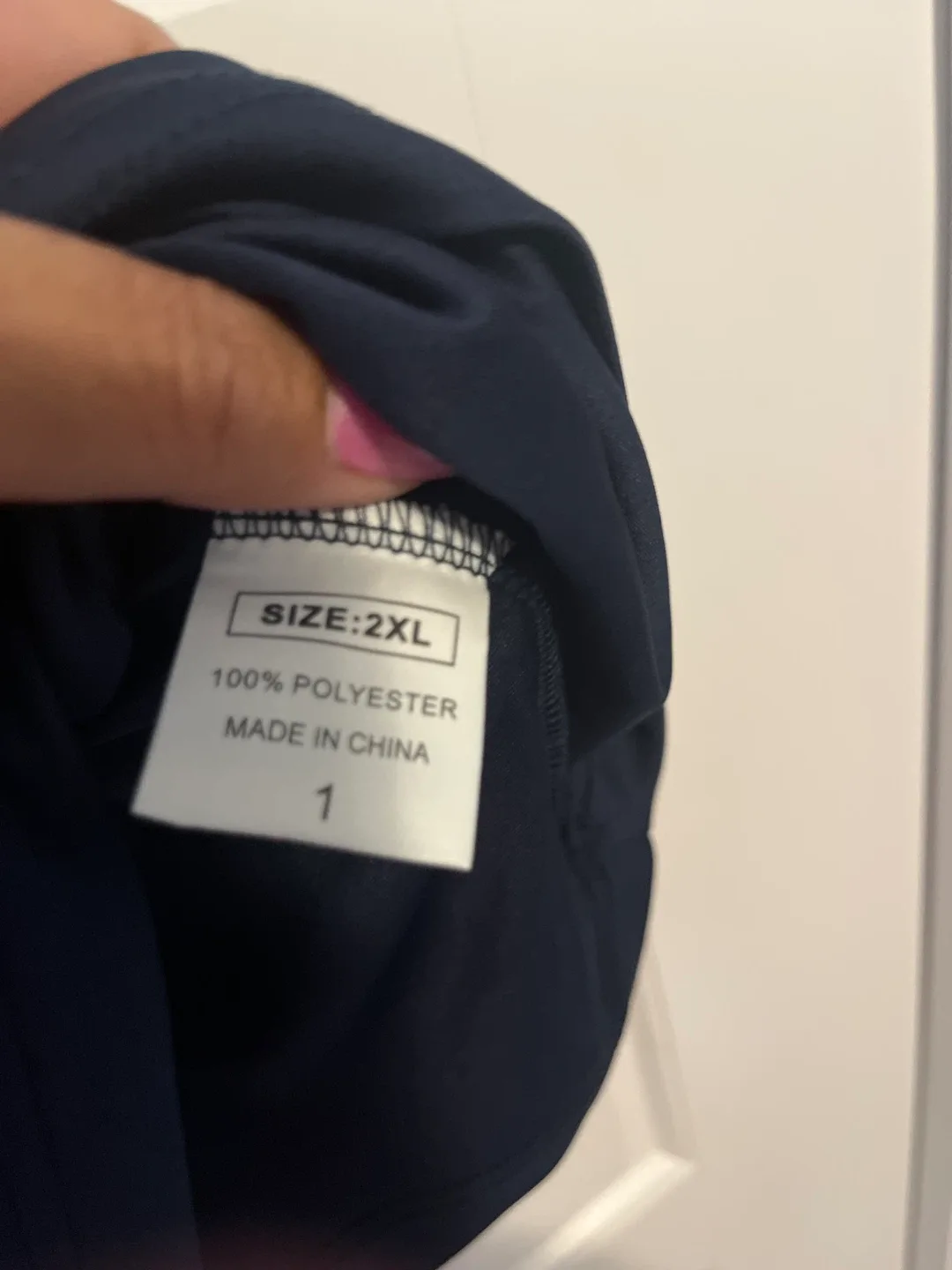 Navy Blue 2XL Polyester Top image indicator(2)