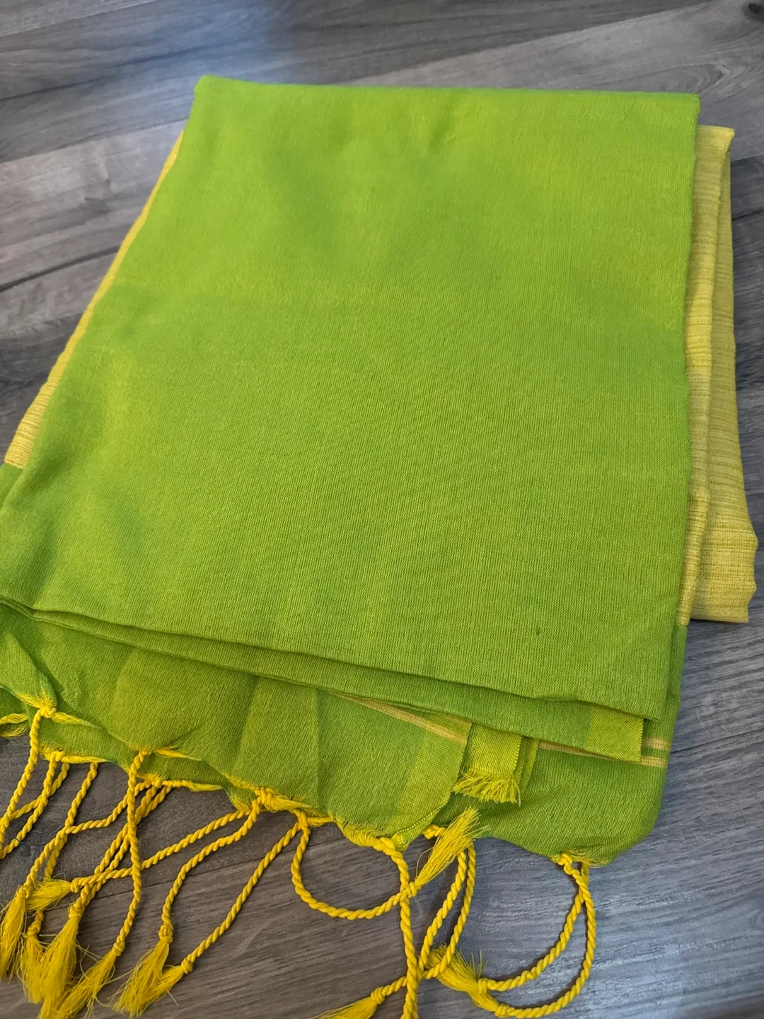 Green & Yellow Saree image indicator(3)