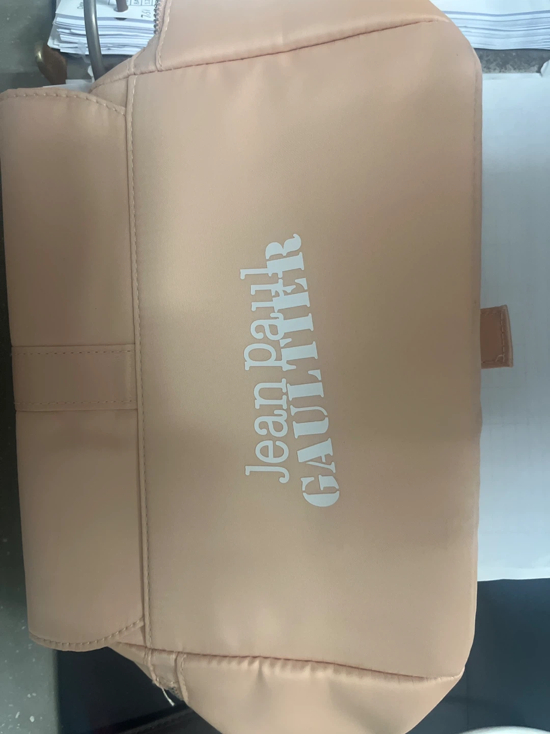 Jean Paul Gaultier Peach Makeup Bag
