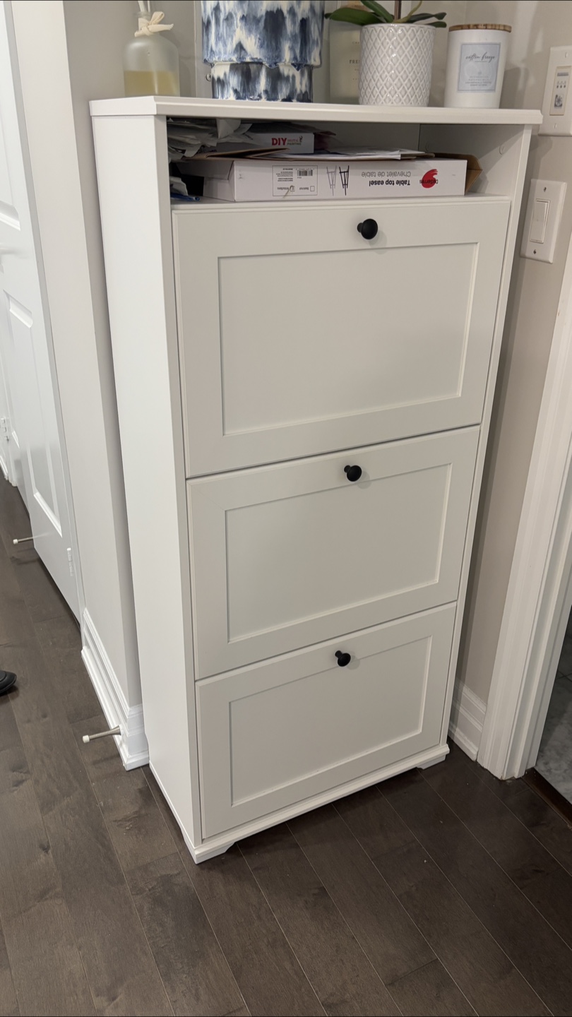 IKEA Hemnes White Shoe Cabinet