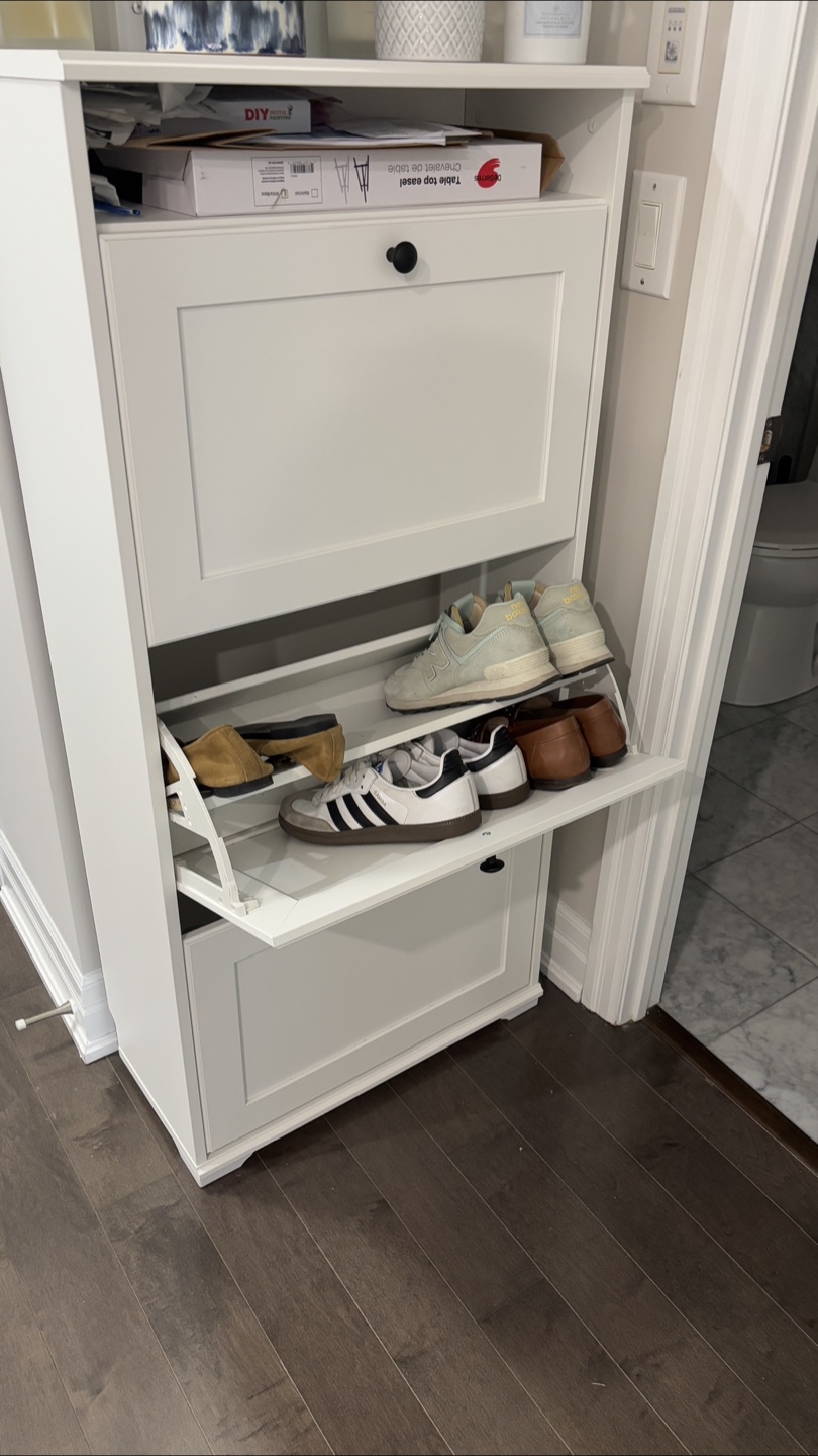 IKEA Hemnes White Shoe Cabinet - photo 2