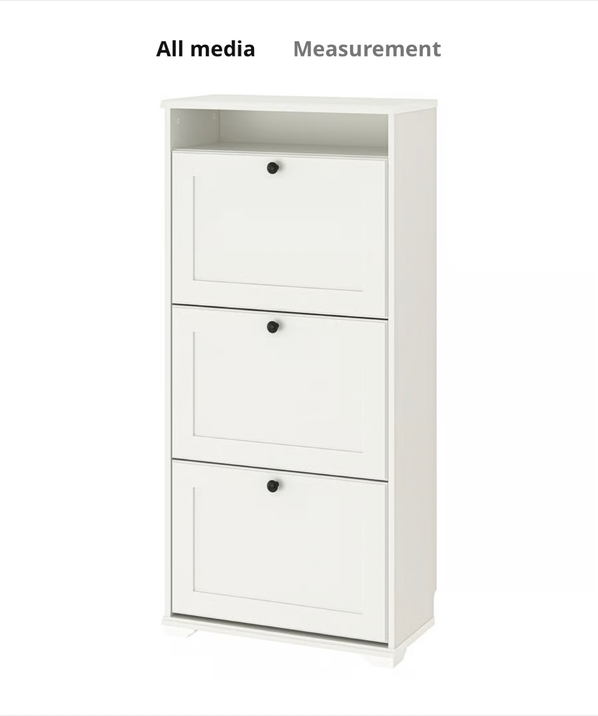 IKEA Hemnes White Shoe Cabinet - photo 3
