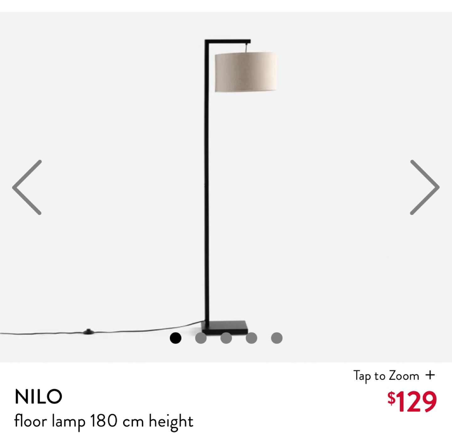 Nilo Floor Lamp - 180cm Height