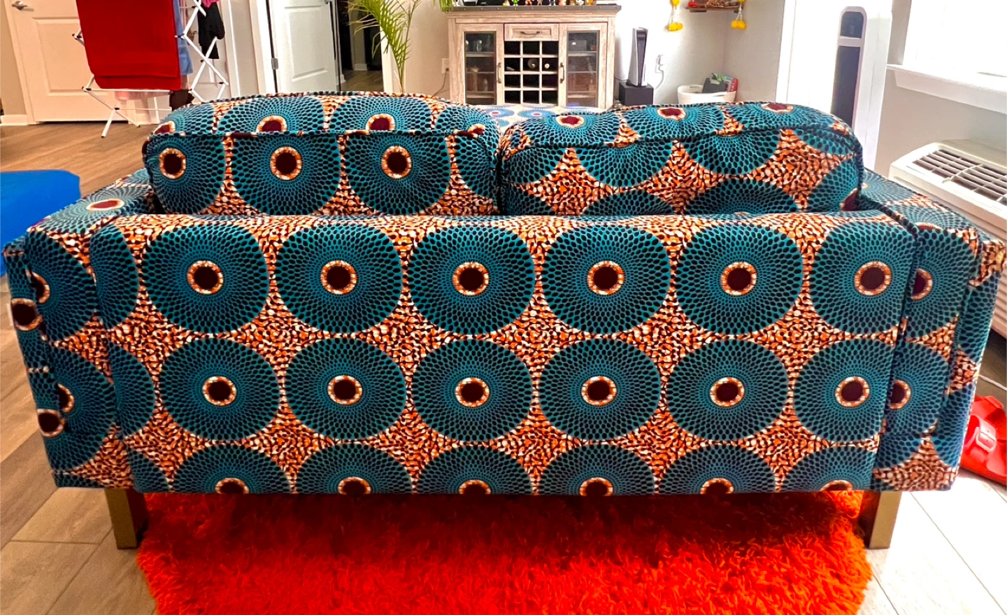 Albany Park Patterned Loveseat and Ottoman Set - photo 4