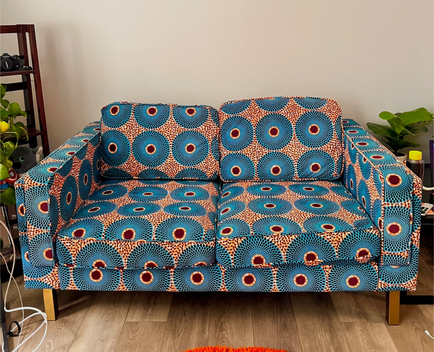 Albany Park Patterned Loveseat and Ottoman Set - photo 2