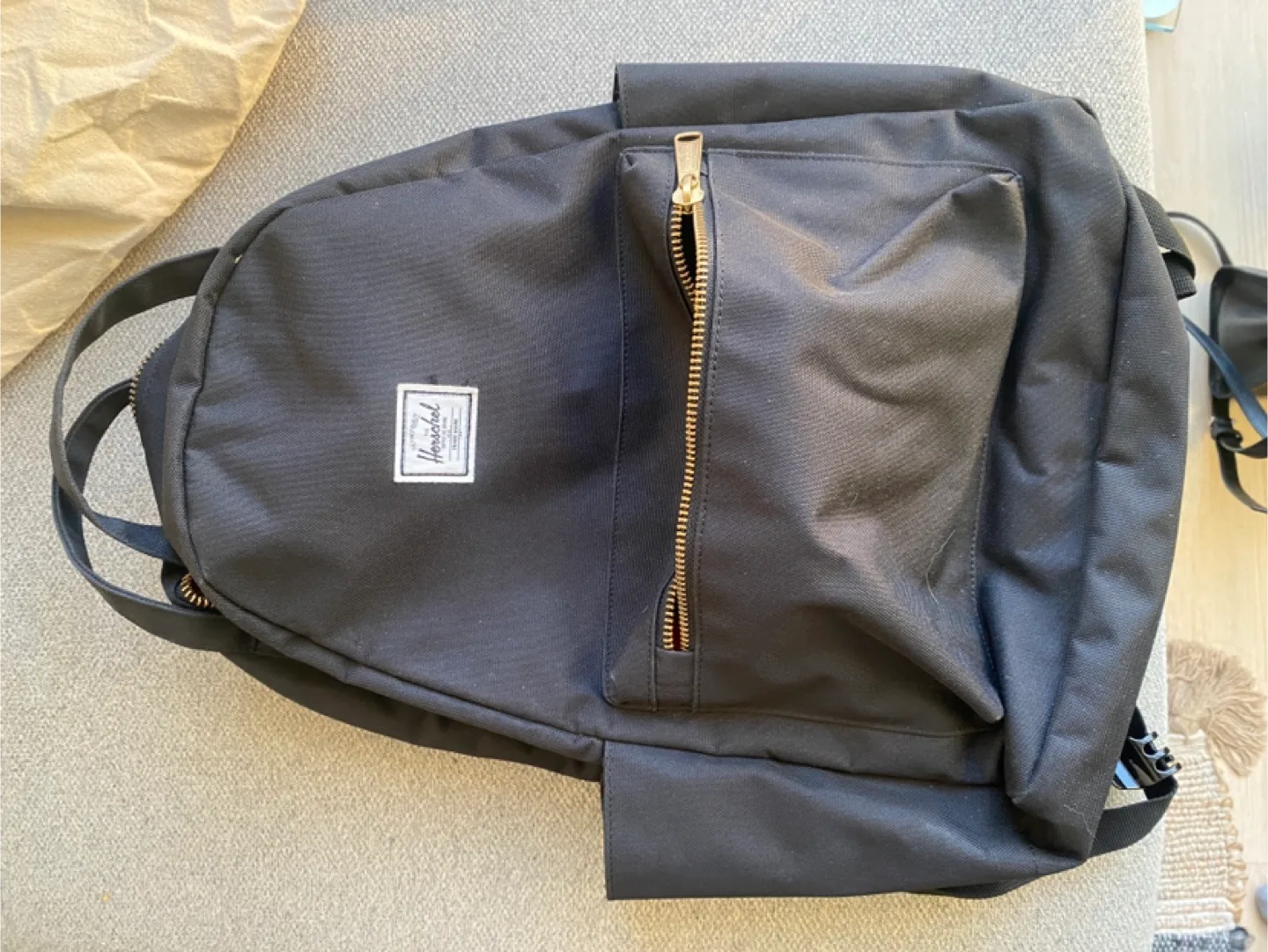 Herschel Black Backpack