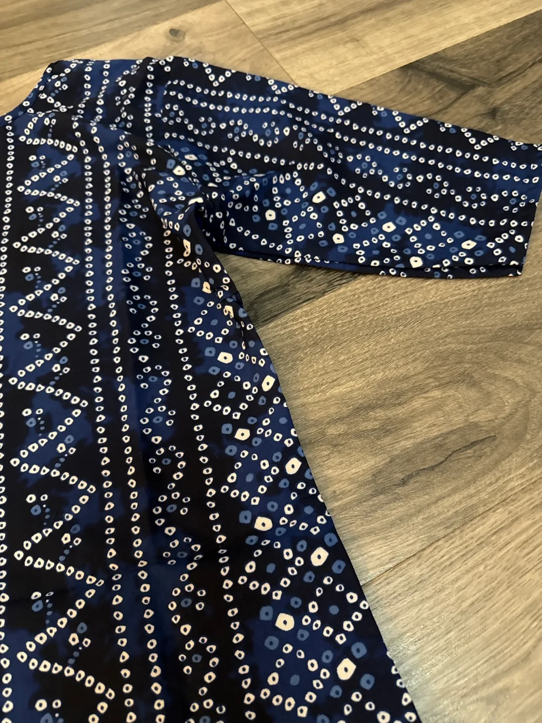 Blue Patterned kurti image indicator(2)