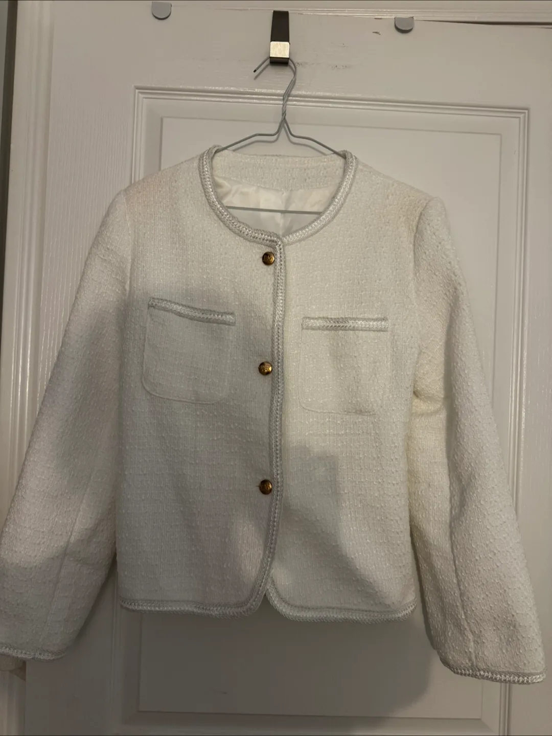 White Tweed Jacket thumbnail